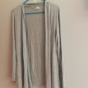 B&B gray cardigan extra large